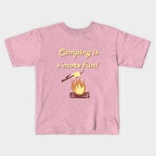 Camping is S'more fun! Kids T-Shirt